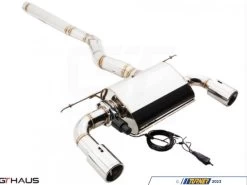 F32/F33 Stainless Steel Exhaust System - GTC - W/ 2x102mm Dry Carbon Exhaust Tips