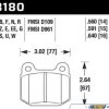 Hawk HT-10 For StopTech ST-22 Caliper