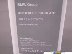 BMW Antifreeze Coolant - 1 Liter Bottle 9 BMW Antifreeze Coolant - 1 Liter Bottle -Auto Parts 220337 x800