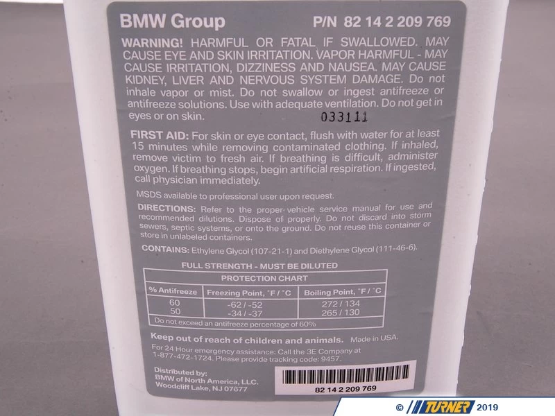 BMW Antifreeze Coolant - 1 Liter Bottle 6 BMW Antifreeze Coolant - 1 Liter Bottle - Image 4