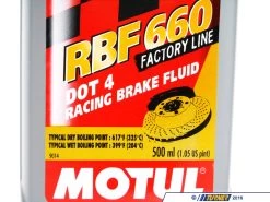 MOTUL RBF 660 Racing Brake Fluid (DOT4) - 500ml Bottle -Auto Parts 25297 x800