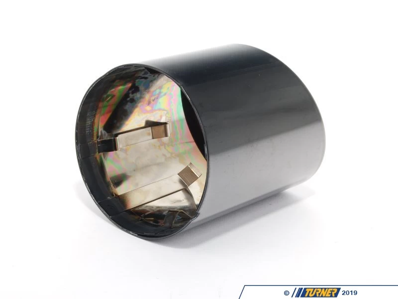 Genuine BMW Black Chrome Exhaust Tip - E82 E88 135i 3 Genuine BMW Black Chrome Exhaust Tip - E82 E88 135i