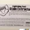 Lightning Fast Carpet & Upholstery Stain Extractor - 1 Gal. -Auto Parts 408848 x800