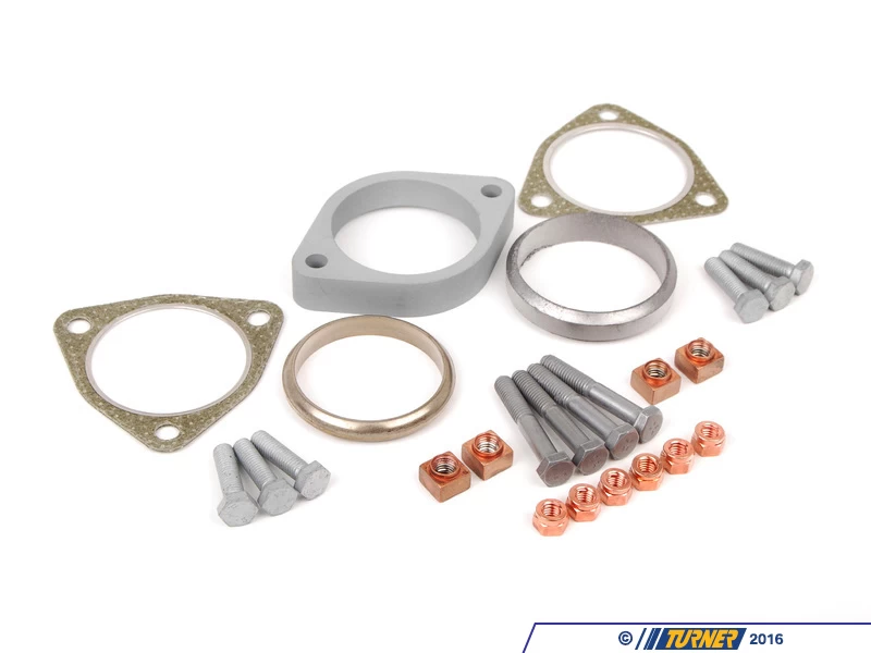 Genuine BMW Exhaust Center Pipe Installation Kit - Rear - E46 M3 3 Genuine BMW Exhaust Center Pipe Installation Kit - Rear - E46 M3