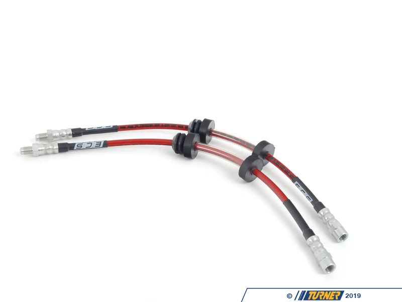 Exact-Fit Stainless Steel Brake Line - Front - E28 / E3X 3 Exact-Fit Stainless Steel Brake Line - Front - E28 / E3X