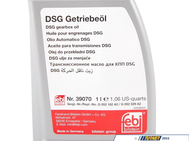 Febi Double Clutch Transmission Fluid (DCTF-1) - 1 Liter - E82, E88, E90, E92, E93, Z4 4 Febi Double Clutch Transmission Fluid (DCTF-1) - 1 Liter - E82, E88, E90, E92, E93, Z4 - Image 2