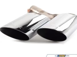 E71 X6 50i Supersprint Exhaust Tips - 4x90mm Round Polished Stainless -Auto Parts 799589 x800