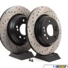 Cross-Drilled & Slotted Brake Rotors - Rear - E39 M5 & E46 M3 (pair) 1 Cross-Drilled & Slotted Brake Rotors - Rear - E39 M5 & E46 M3 (pair) -Auto Parts 813550 x800