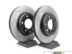 Gas-Slotted Brake Rotors (Pair) - Front - E46 323i 323ci 325i 325ci 325xi 328i 328ci - Z3 3.0i, Z4 3.0i -Auto Parts 820153 x800