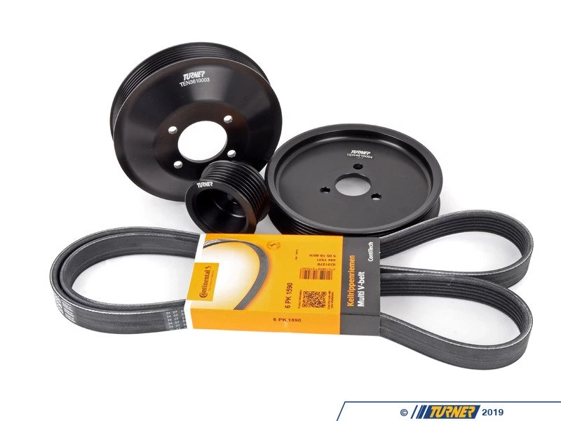 Turner Motorsport Power Pulley Upgrade Kit - Z3 2.3/2.8 99-00 3 Turner Motorsport Power Pulley Upgrade Kit - Z3 2.3/2.8 99-00