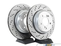 Cross-Drilled & Floating Brake Rotors - Rear - E46 M3 US/Euro/CSL/ZCP
