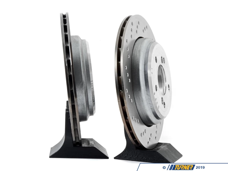 Cross-Drilled & Floating Brake Rotors - Rear - E46 M3 US/Euro/CSL/ZCP 6 Cross-Drilled & Floating Brake Rotors - Rear - E46 M3 US/Euro/CSL/ZCP - Image 4