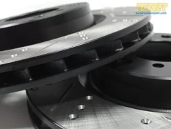 Cross-Drilled & Slotted Brake Rotors - Rear - E39 M5 & E46 M3 (pair) 20 Cross-Drilled & Slotted Brake Rotors - Rear - E39 M5 & E46 M3 (pair) -Auto Parts 839354 x800