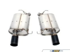 F10 535i Dinan Free Flow Axle-Back Exhaust - Black Tips