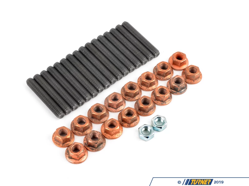 Cylinder Head To Exhaust Manifold Stud & Nut Kit - E39 E46 Z3 W M52tu Engine 4 Cylinder Head To Exhaust Manifold Stud & Nut Kit - E39 E46 Z3 W M52tu Engine - Image 2