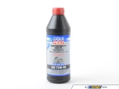 Liqui Moly Manual Transmission & Differential Fluid 75w90 - 1 Liter