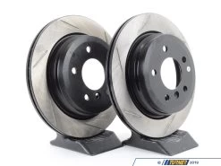 Gas-Slotted Brake Rotors (Pair) - Rear - E9X 325Xi/328Xi, E91 328i, E93 328i