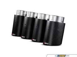 Akrapovic Cat-Back Titanium Exhaust System - Carbon Fiber Tips - F12/F13 M6 -Auto Parts 965511 x800
